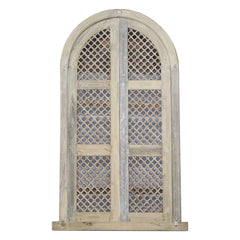 Indian Vintage Antique Hand Carved Wooden Door 19