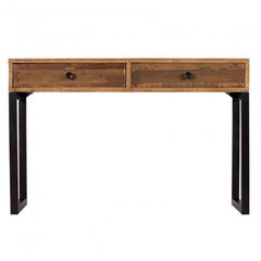 Industrial Metal Solidwood Hall coffee table