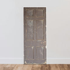 Indian Vintage Antique Hand Carved Reclaimed Wood Door 96