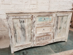 Rustica Reclaimed Wood Recycled Boat Timber Sideboard Medium 160x45x90cm