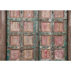 Indian Vintage Antique Hand Carved Reclaimed Wooden Door 20