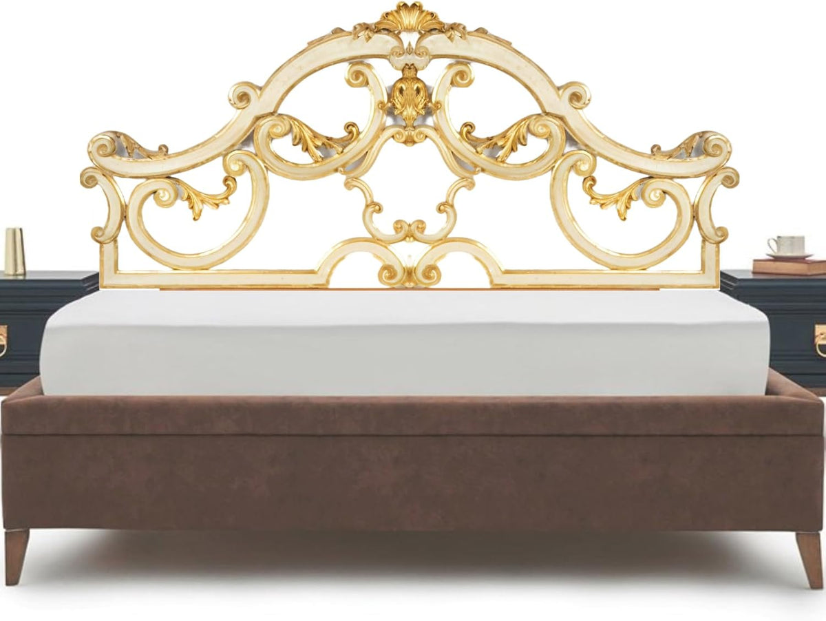 Hand Carved King Size Bed Headboard Bed Head H5