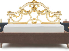 Hand Carved King Size Bed Headboard Bed Head H5