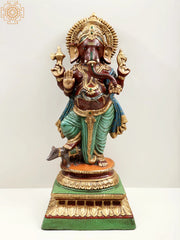 Indian Lord Ganesha Handmade Brass Statue