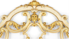 Hand Carved King Size Bed Headboard Bed Head H5