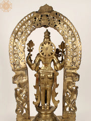 Indian Lord Vishnu Handmade Brass Statue