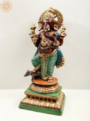 Indian Lord Ganesha Handmade Brass Statue