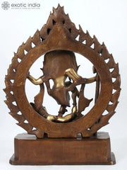 Indian Lord Nataraja Shiva Brass Statue