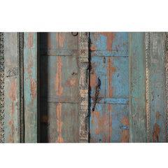 Indian Vintage Antique Hand Carved Solid Wooden Door 24
