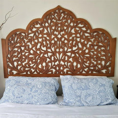 Hand Carved King Size Bed Headboard Bed Head H6