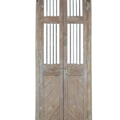 Indian Vintage Antique Hand Carved Solid Wood Door 98