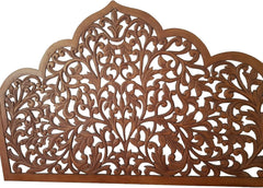 Hand Carved King Size Bed Headboard Bed Head H6