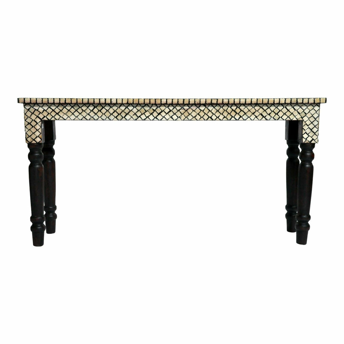 MAAYA Bone Inlay Solid wood Hall Side Table