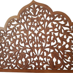 Hand Carved King Size Bed Headboard Bed Head H6