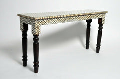MAAYA Bone Inlay Solid wood Hall Side Table