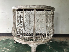 Angle Industrial Iron With Solid Wood Console Hall Table