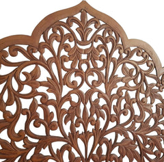Hand Carved King Size Bed Headboard Bed Head H6