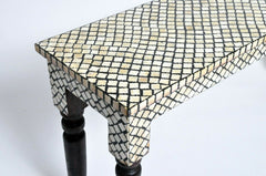 MAAYA Bone Inlay Solid wood Hall Side Table