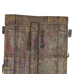 Indian Vintage Antique Hand Carved Reclaimed Wood Door Panel 100