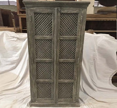 Indian Solid Wood Cupboard Cabinet Green