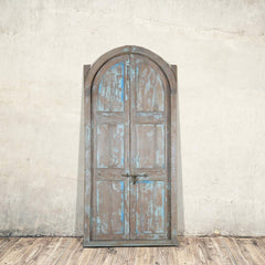 Indian Vintage Antique Hand Carved Solid Wood Door 101