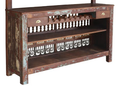 Hand Carved Solid Wood Tall Bar Counter 01