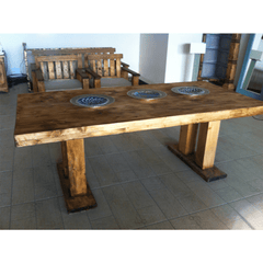 Indian Hand Carved Solid Wood Dining Table 03
