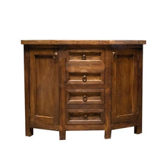 Indian Hand Carved Solid Wood Bathroom Vanity V20