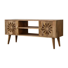 The Gileteen Handmade Solid Mango Wood Media TV Units B20