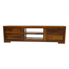 Boston Zen Contemporary Solid Wood Entertainment TV unit Plasma Stand