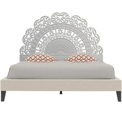Hand Carved King Size Bed Headboard Bed Head H26