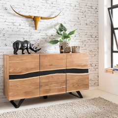 The Attic Hoorn Wooden Sideboard Natural