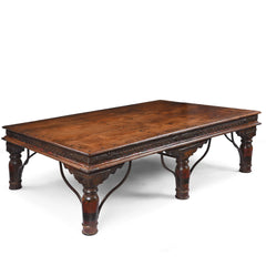 Takhat Indian Hand Carved Solid Wood Coffee Table C56