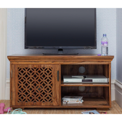 The Attic Ambient Med TV Cabinet Honey