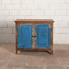 Vintage Reclaimed Wood Rustic Cabinet