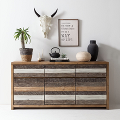 The Attic Jersey Solid Wood Sideboard Natural