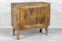 Indian Hand Carved Solid Wood Cabinet Natural 07