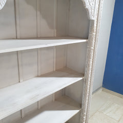 Mehrab Hand Carved Solid Wood Large Bookshelf B44