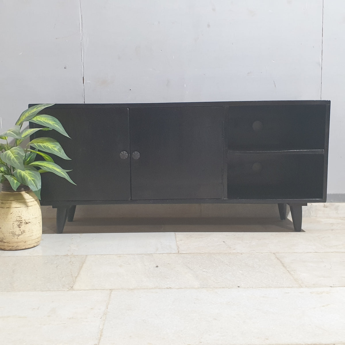 AVALON Scandinavian Legs Natural TV Stand 49