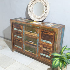 Nirvana Reclaimed Timber Boat Wood Sideboard C36