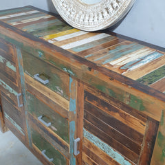 Nirvana Reclaimed Timber Boat Wood Sideboard C36