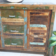 Nirvana Reclaimed Timber Boat Wood Sideboard C36