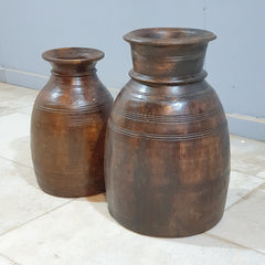 Antique Old Vintage Reclaimed Wooden Pot 01