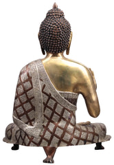 Indian Lord Gautam Buddha Tibetan Buddhist Buddha In Brass Statue