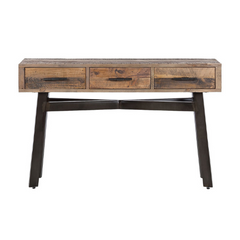 The Attic Retro Wooden Console Table Natural