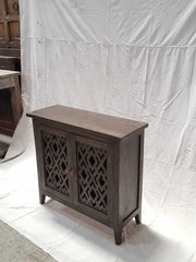 Indian Hand Carved Solid Wooden Beautiful Buffet Cabinet Sideboard 81x46x88cm