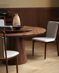 Hand Carved Round Solid Wood Dining Table 23