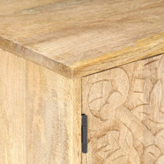 Indian Hand Carved  Solid Wood Bedside Table 26