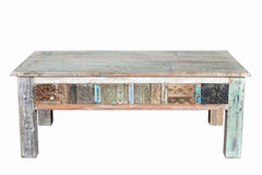 Rainbow Reclaimed Antique Vintage Coffee Table 120X70X45 CM