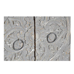 Indian Hand Carved Solid Wooden Cupboard Wardrobe D52